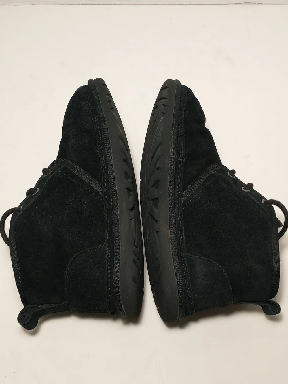 UGG Neumel Chukka Boot, Size 6, Black And Grey, Lugged Sole, Lace Up